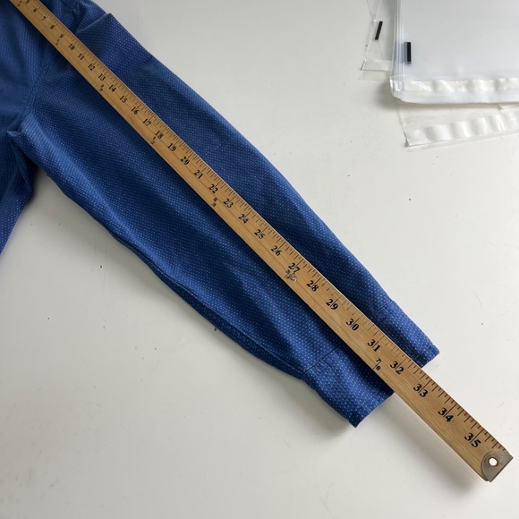 Carbon 2 Cobalt Primary Navy Pink Polka Dot Button LS Down Shirt Mens Large - Picture 7 of 8